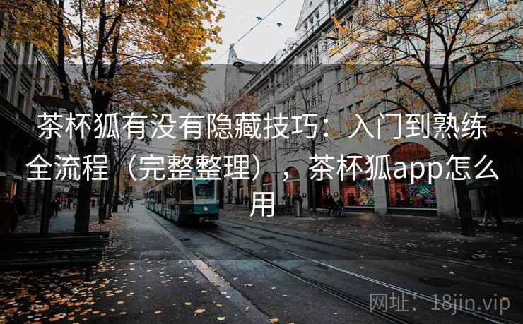 茶杯狐有没有隐藏技巧：入门到熟练全流程（完整整理），茶杯狐app怎么用