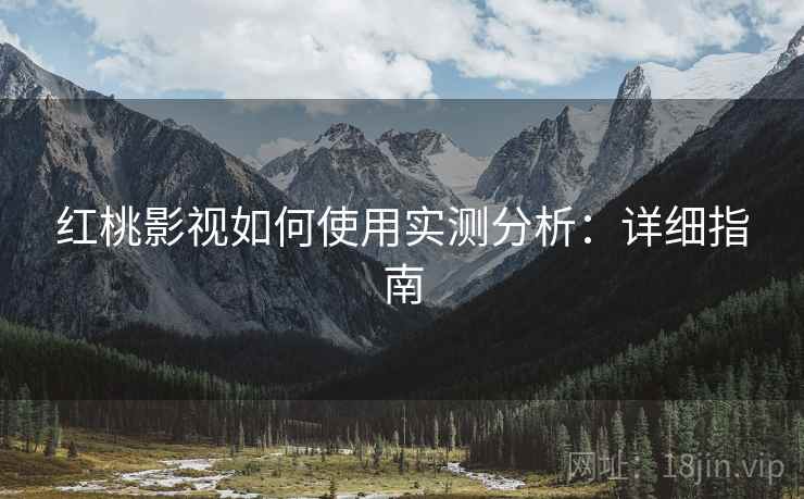 红桃影视如何使用实测分析：详细指南