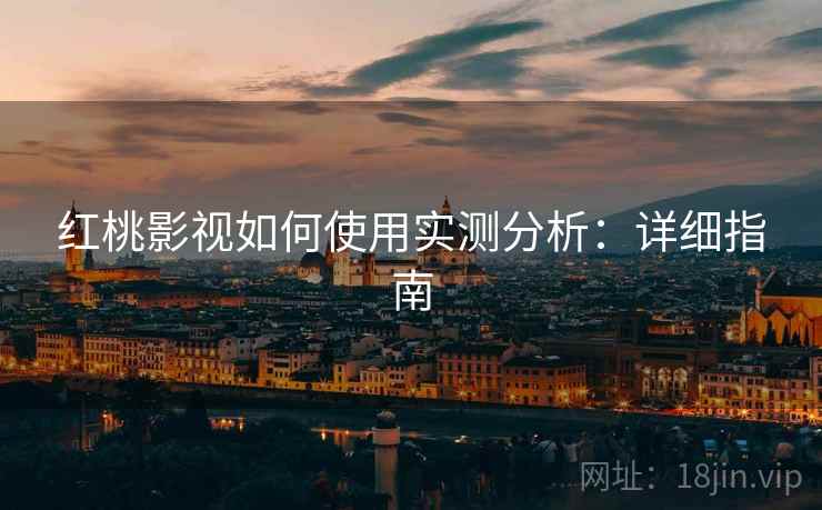 红桃影视如何使用实测分析：详细指南
